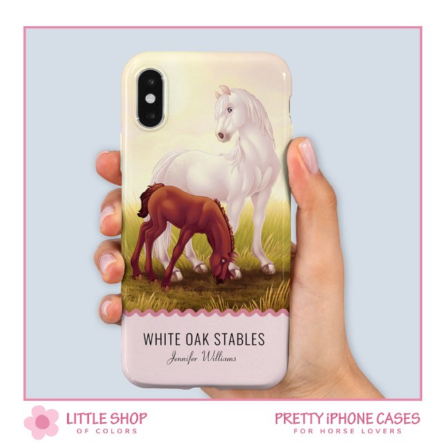 Cavalo Branco e Potro Personalizáveis (Criador carregado)