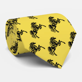 Cavalo Broncos Mustangs Mascot Em Qualquer Gravata