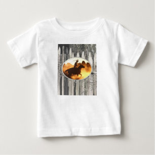 Cavalo de Camiseta de Bebê