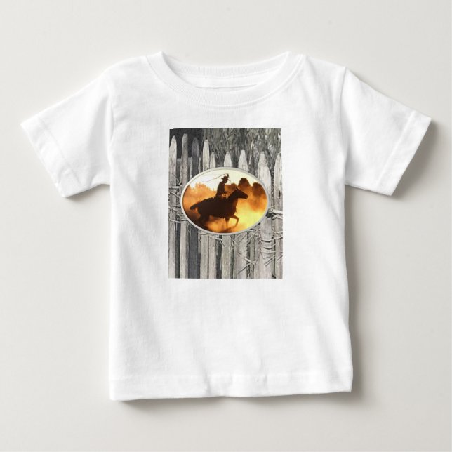 Cavalo de Camiseta de Bebê (Frente)