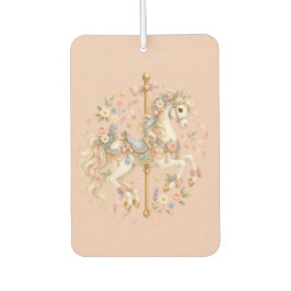 Cavalo de Carrossel Fofo Arte Vintage