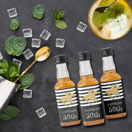 Cavalo de Corrida Dourado no Aniversário da Faixa 