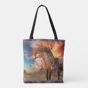 Cavalo de Medicina com barra de tote de borda
