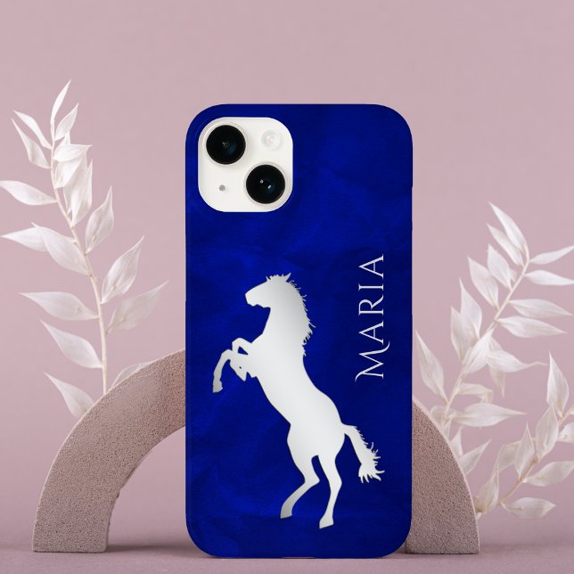 Cavalo de Prata Azul Vivo (Criador carregado)