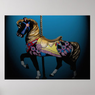 Cavalo do carrossel 32 x 24 posters
