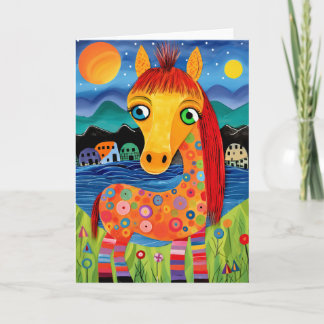 Cavalo do Festival Lakeside: Cartão de Aniversário