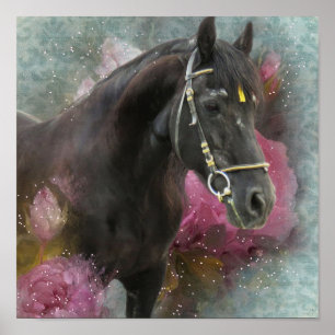 Cavalo do frisão - impressão da arte
