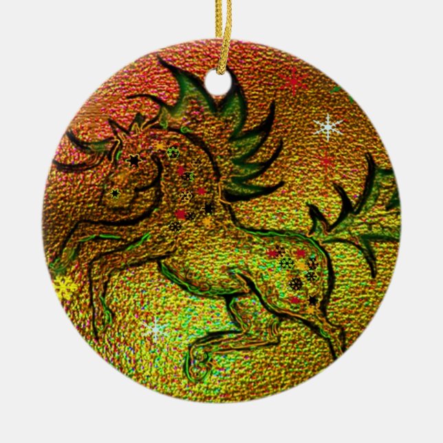 Cavalo do Natal - ornamento (Frente)