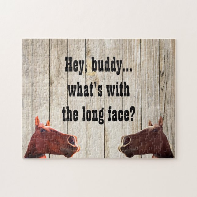 Cavalo Humor Jigsee Quebra-cabeça (Horizontal)