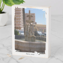 Cavalo-marinho fonte de água Murcia Espanha foto r