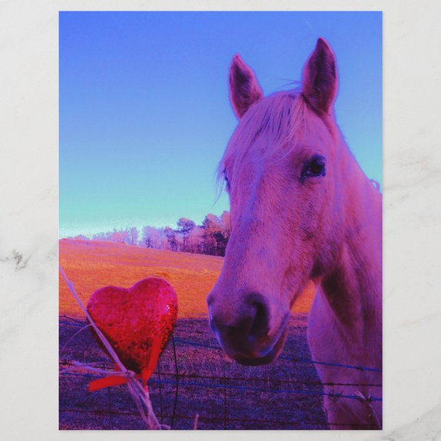 Cavalo Marrom e Coração Vermelho (Frente)