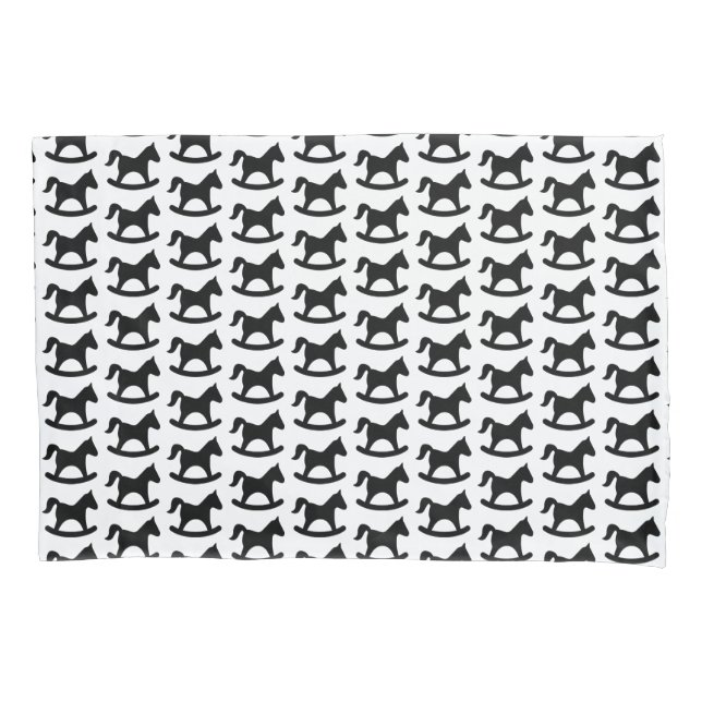 Cavalo Mecedor Preto (Frente)