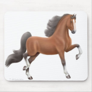Cavalo Mousepad de Saddlebred do americano