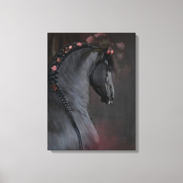 Cavalo Negro - Canvas (Frente)
