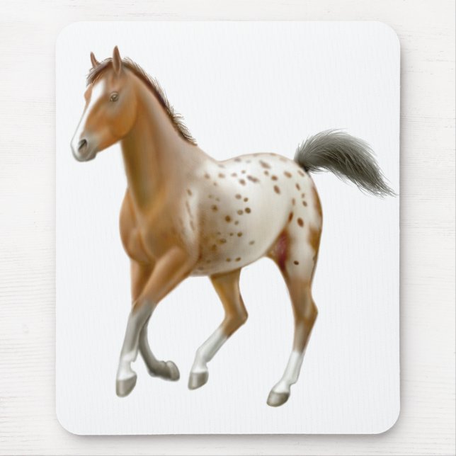 Cavalo novo Mousepad do Appaloosa (Frente)