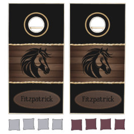 Cavalo Personalizado, Corda E Couro Personalizado