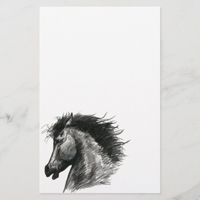 Cavalo Selvagem Ardente (Frente)