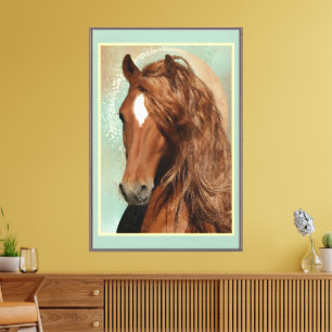 Cavalo Vermelho - Canvas
