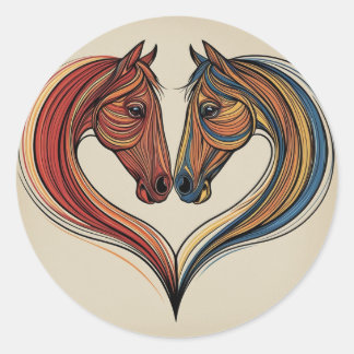 Cavalos amam adesivo
