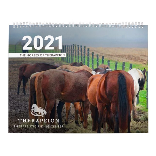 Cavalos de Terapêutica 2021 Calendário (Capa)