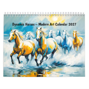 Cavalos Dinâmicos – Calendário de Arte Moderna 202