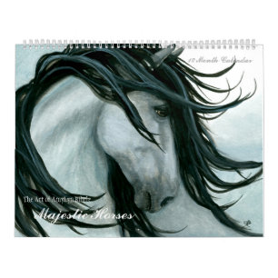 Cavalos Majestosos Por Calendário De Bihrle