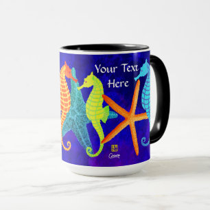 Cavalos-marinhos - Caneca Combo de 15 oz.