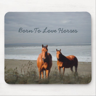 Cavalos Mousepad da praia