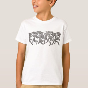Cavalos Selvagens Camisas de Arte Equina Camisas d