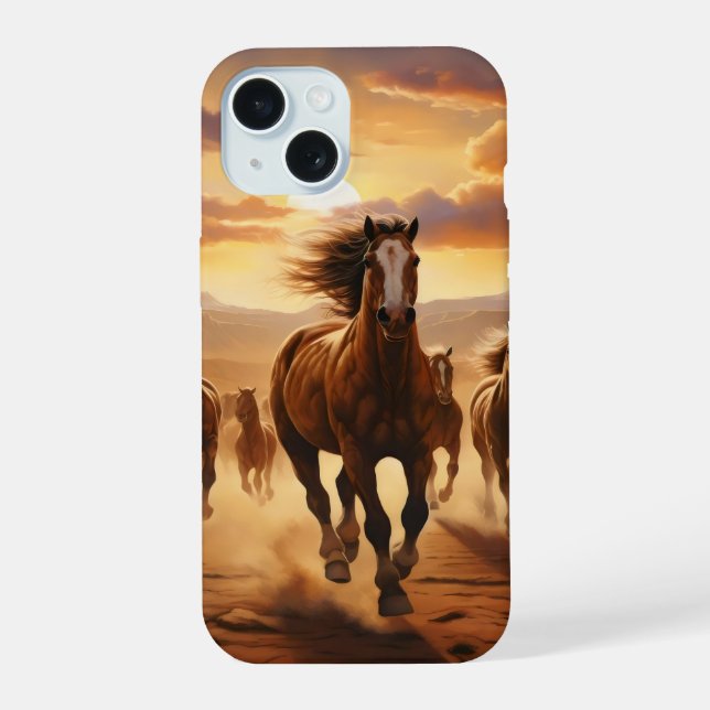 Cavalos Selvagens do Deserto (Verso)