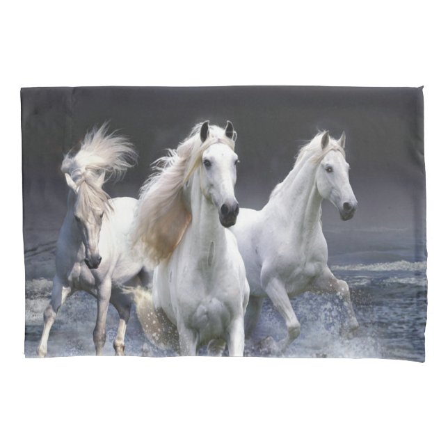 Cavalos travesseiros decorativos (Frente-Esquerda)
