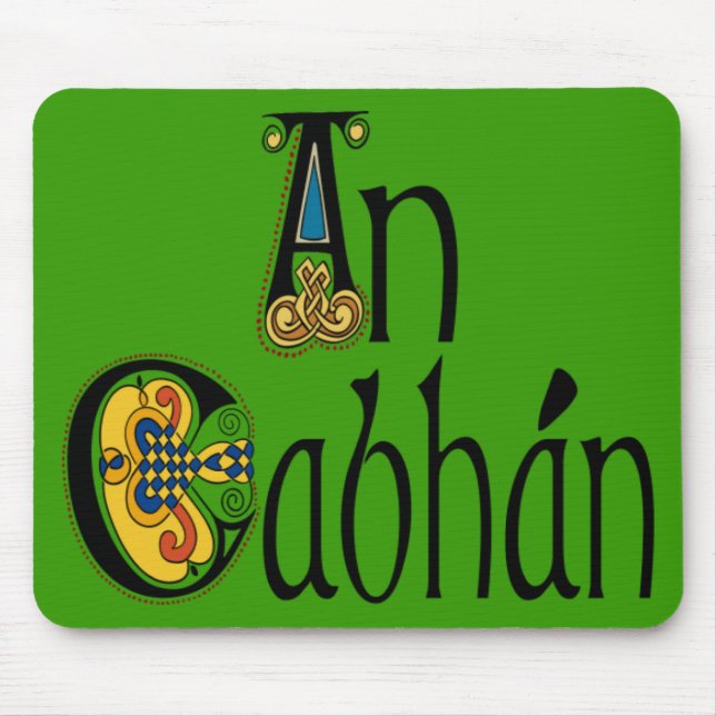 Cavan (gaélico) Mousepad (Frente)