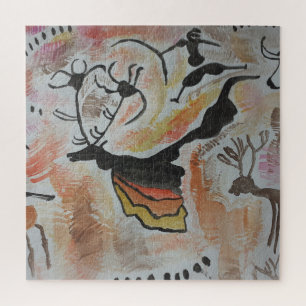 Cave Art Abstrato Jigsera Quebra-cabeça
