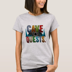 Cave Quest Adventure T-Shirt Design