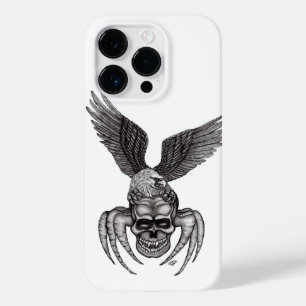 Caveira-aranha com águia