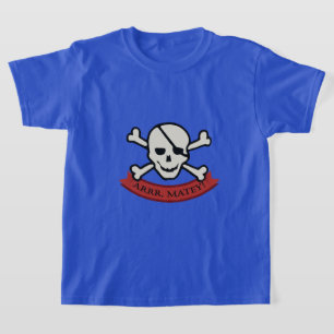 Caveira - Camisa T Básica Para Crianças