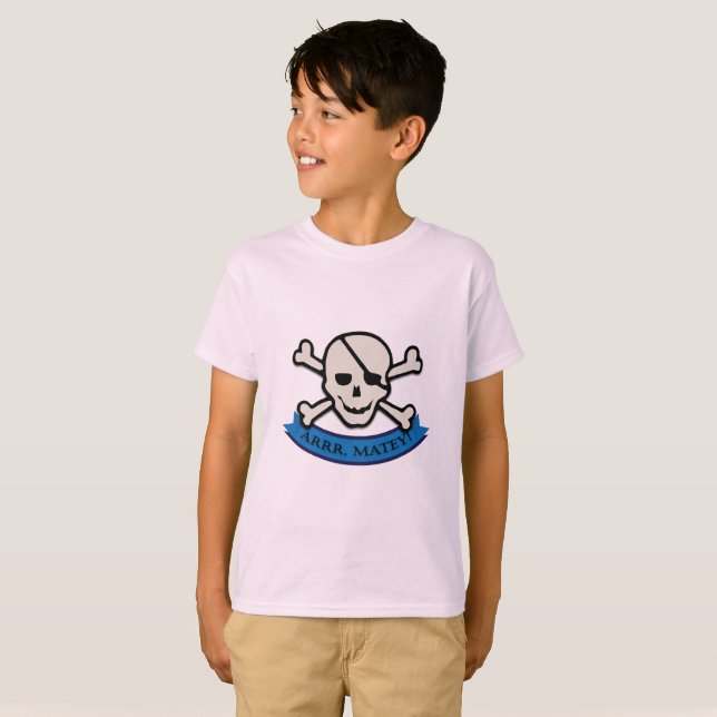 Caveira - Camiseta Básica Infantil (Frente Completa)