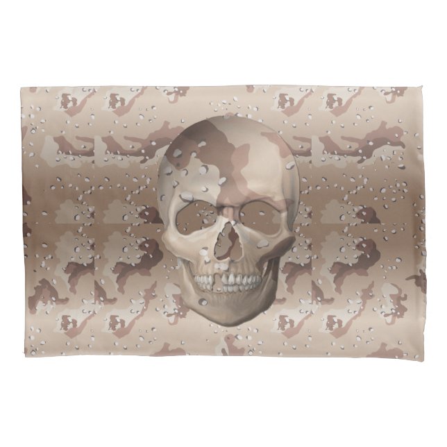Caveira Camuflada - Coloque a Cabeça Aqui (Frente)