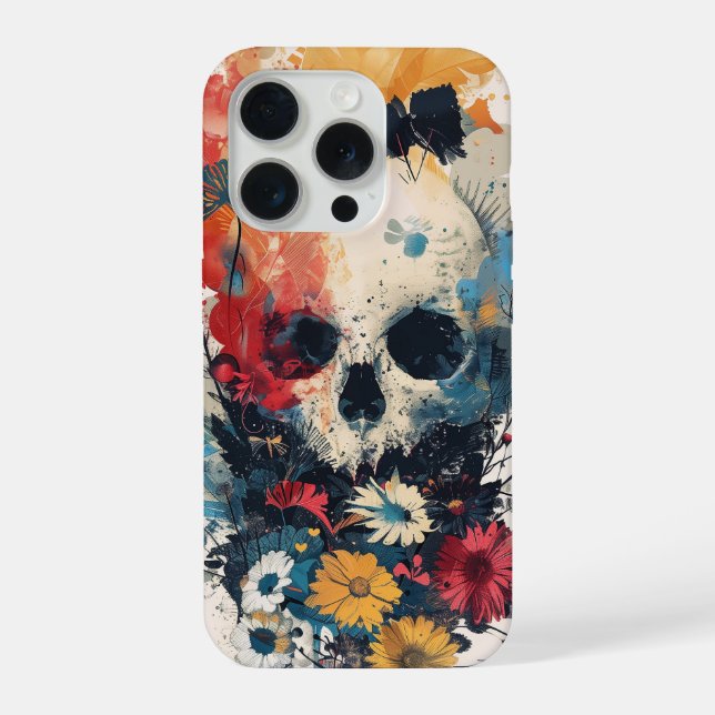 Caveira com Flores (Verso)