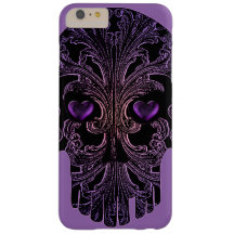 Caveira de Filigrana em Sombras de Púrpura