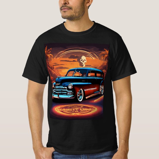Caveira e Aço: camisa Chevrolet Fleetmaster 1947 (Frente)