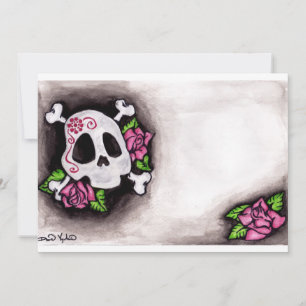 Caveira e Rosas