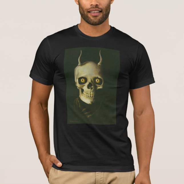 Caveira Gótica Significa T-Shirt (Frente)