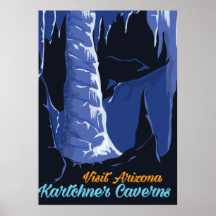 Cavernas de Kartchner - arizona, poster das