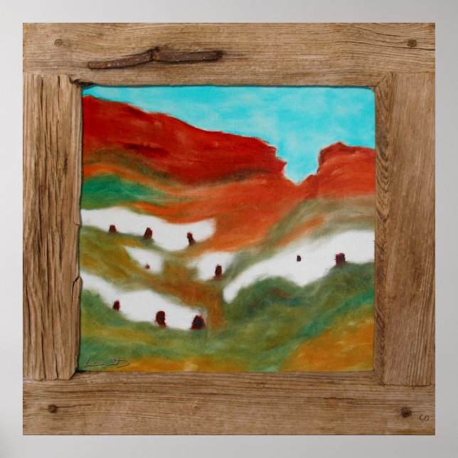 Cavernas de madeira russa poster (Frente)