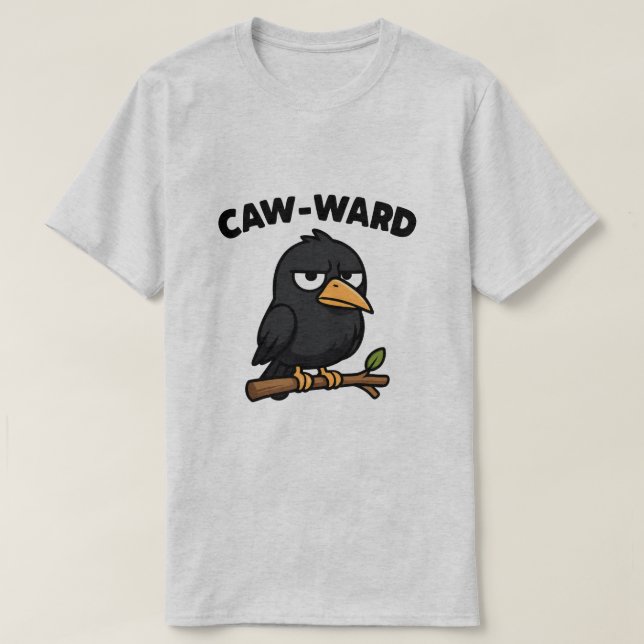 CAW-WARD! Camiseta (Frente do Design)