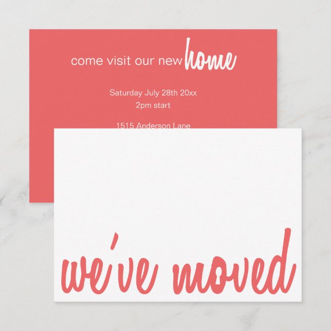 Cayenne & White, lançamos o convite para o aquecim (Frente/Verso)