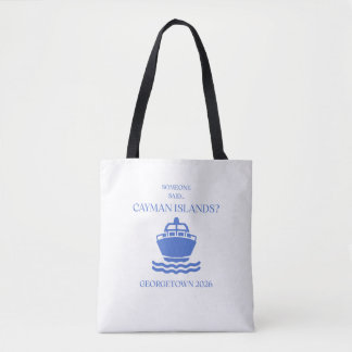 Cayman Islands Cruise Shoulder Tote Bag Georgetown
