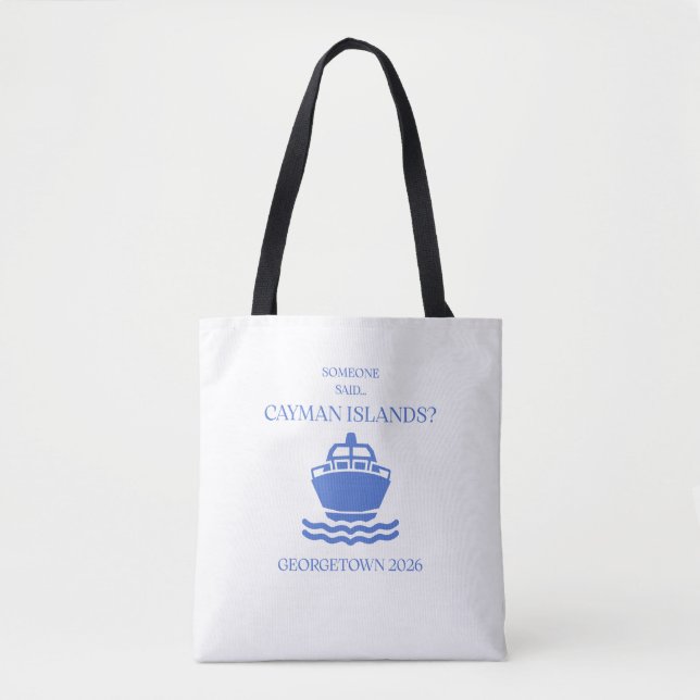 Cayman Islands Cruise Shoulder Tote Bag Georgetown (Frente)