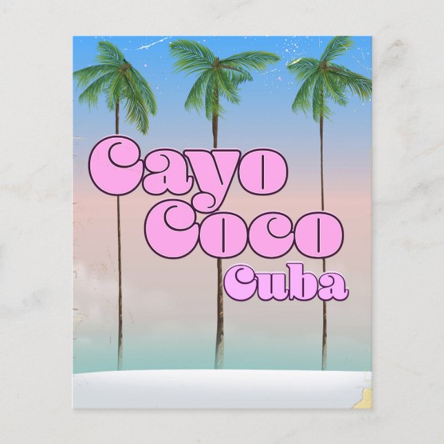 Cayo Coco viagens vintage Cuba (Frente)